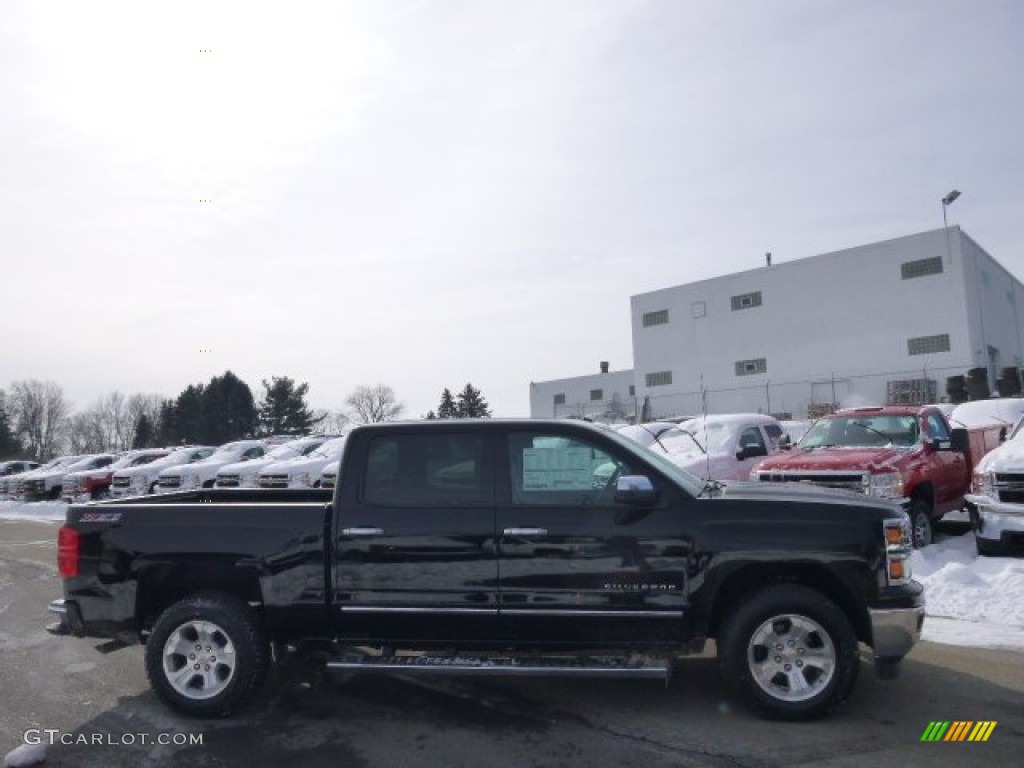 2014 Silverado 1500 LTZ Z71 Crew Cab - Black / Jet Black photo #5