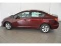Crimson Pearl - Civic LX Sedan Photo No. 8