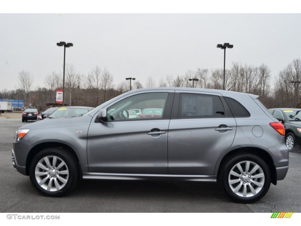 Mercury Gray 2011 Mitsubishi Outlander Sport SE Exterior Photo #90544691
