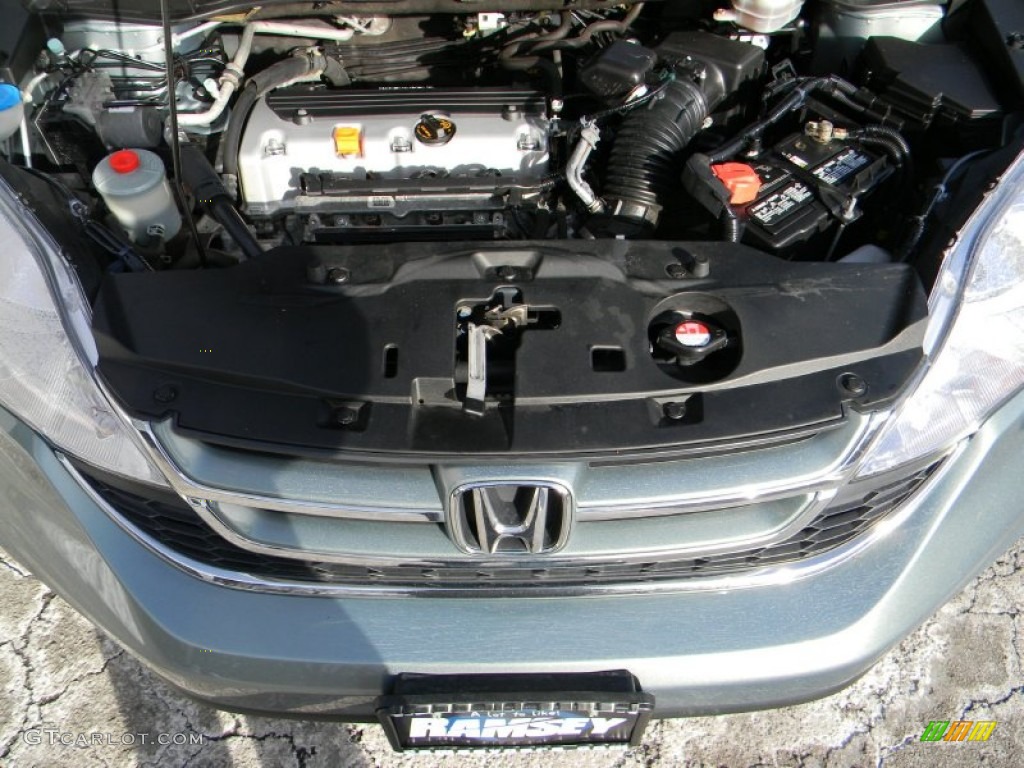 2011 CR-V EX 4WD - Opal Sage Metallic / Gray photo #4