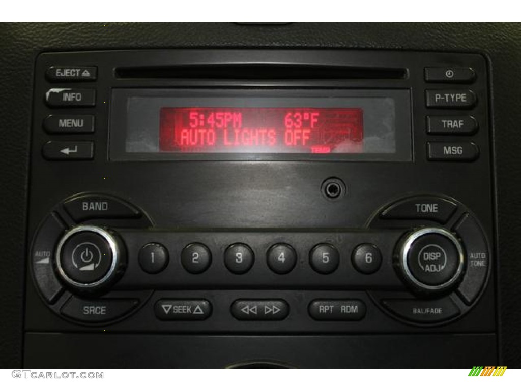 2008 Pontiac G6 GT Sedan Audio System Photos