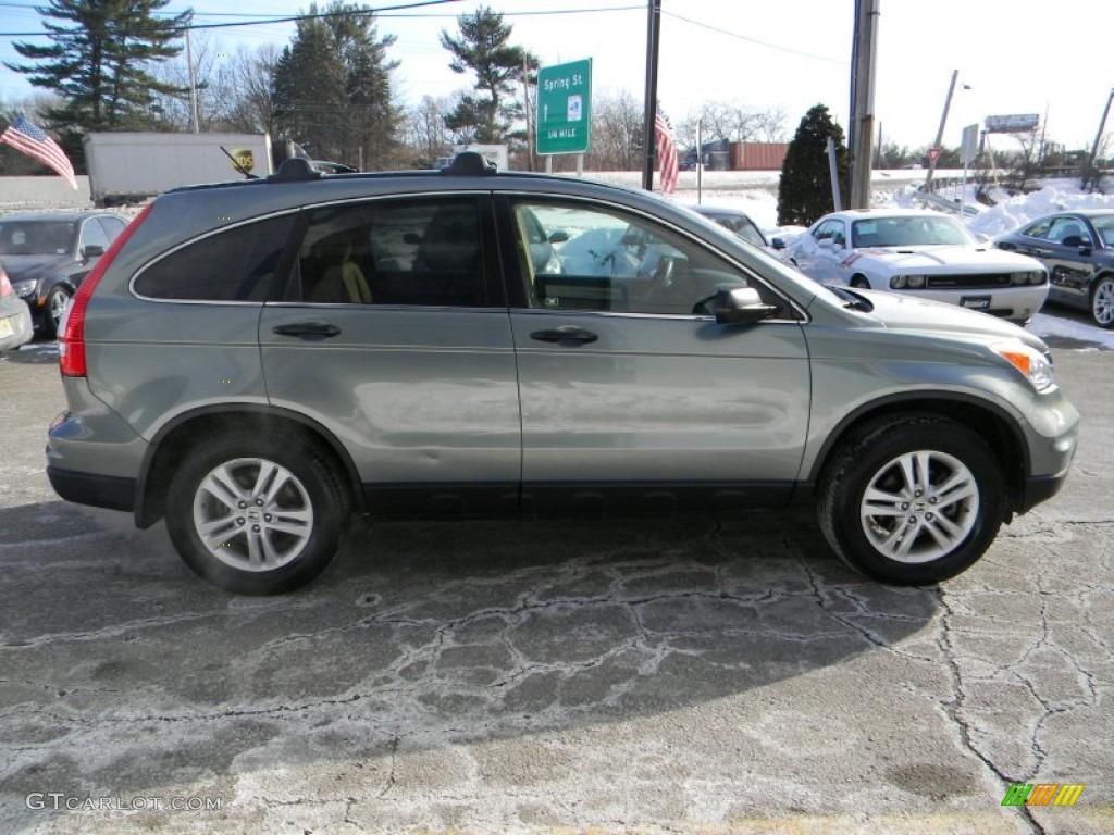 2011 CR-V EX 4WD - Opal Sage Metallic / Gray photo #6