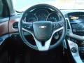 Jet Black/Brick 2013 Chevrolet Cruze LT Steering Wheel