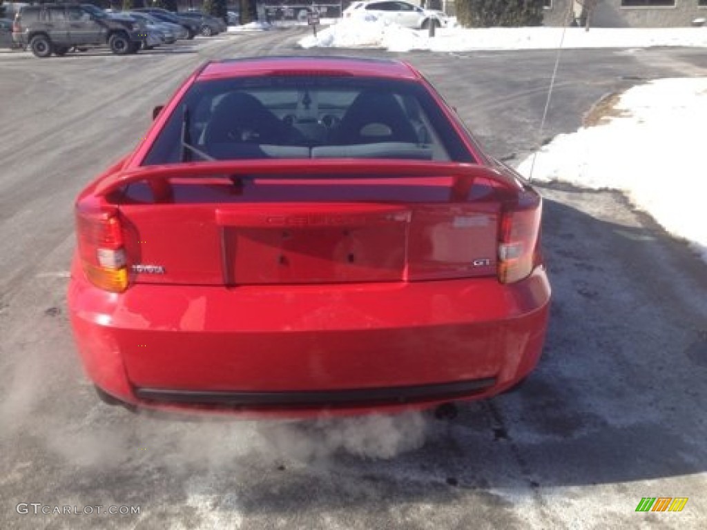 2002 Celica GT - Absolutely Red / Black/Red photo #4
