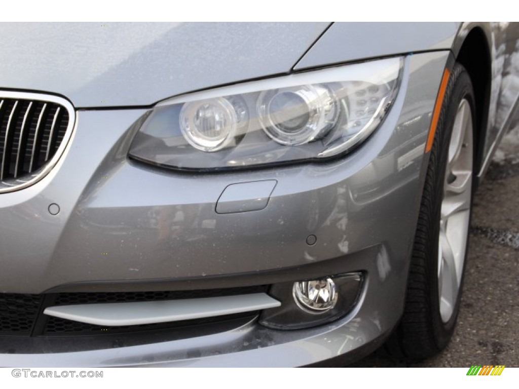 2013 3 Series 335i Convertible - Space Gray Metallic / Black photo #27