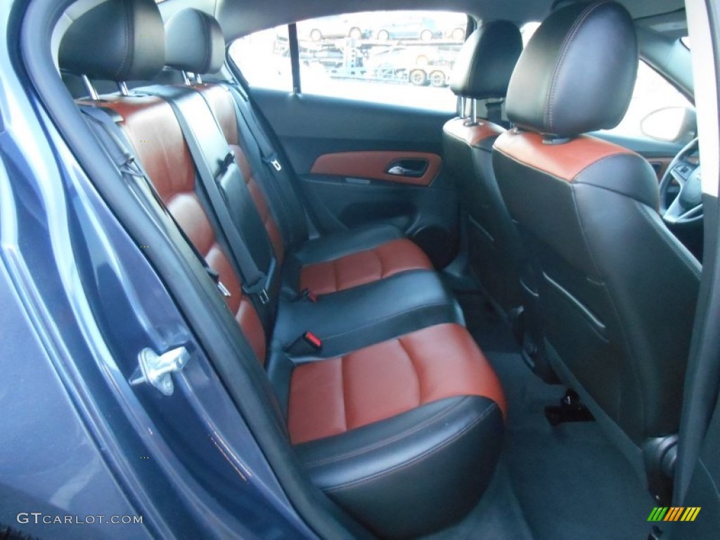 Jet Black/Brick Interior 2013 Chevrolet Cruze LT Photo #90545354