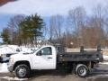 2014 Summit White Chevrolet Silverado 3500HD WT Regular Cab 4x4 Dump Truck  photo #1