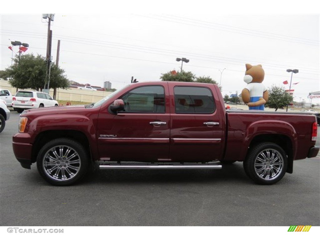 2013 Sierra 1500 Denali Crew Cab AWD - Sonoma Red Metallic / Ebony photo #4