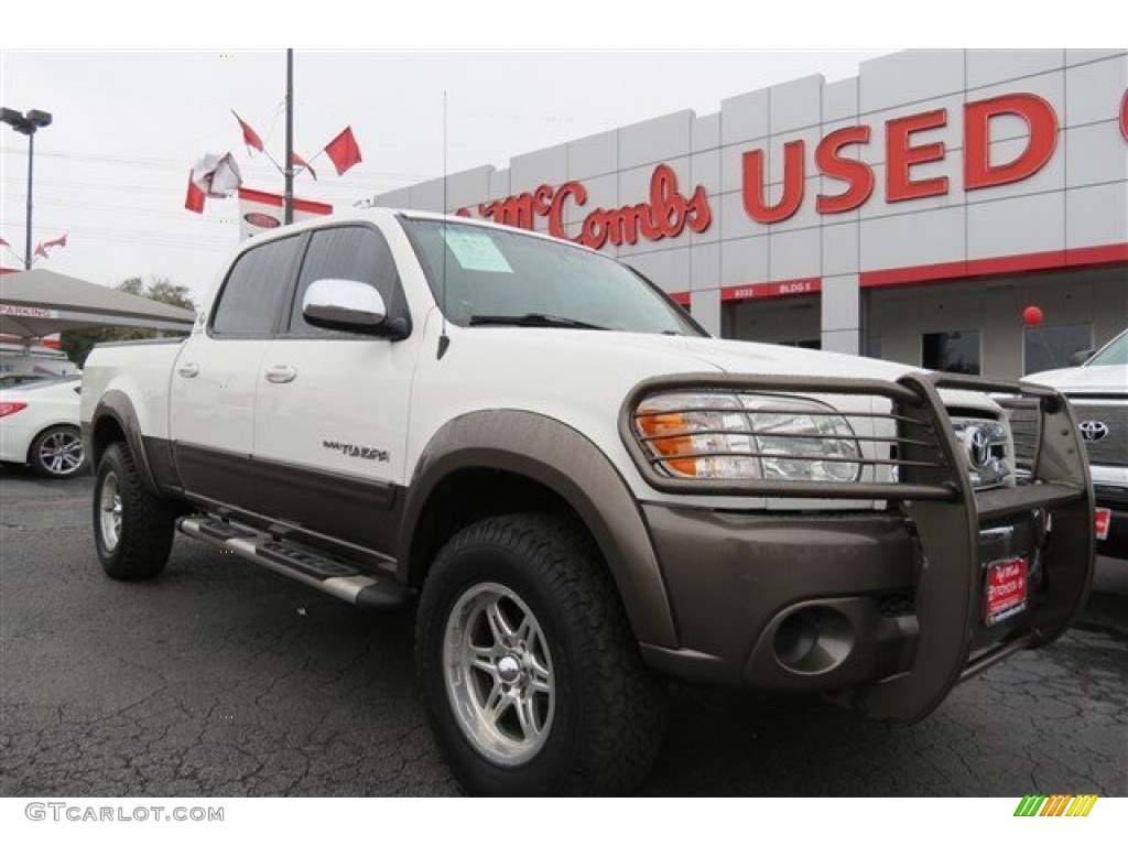 2005 Tundra SR5 Double Cab - Natural White / Light Charcoal photo #1