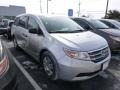 2011 Alabaster Silver Metallic Honda Odyssey LX  photo #1