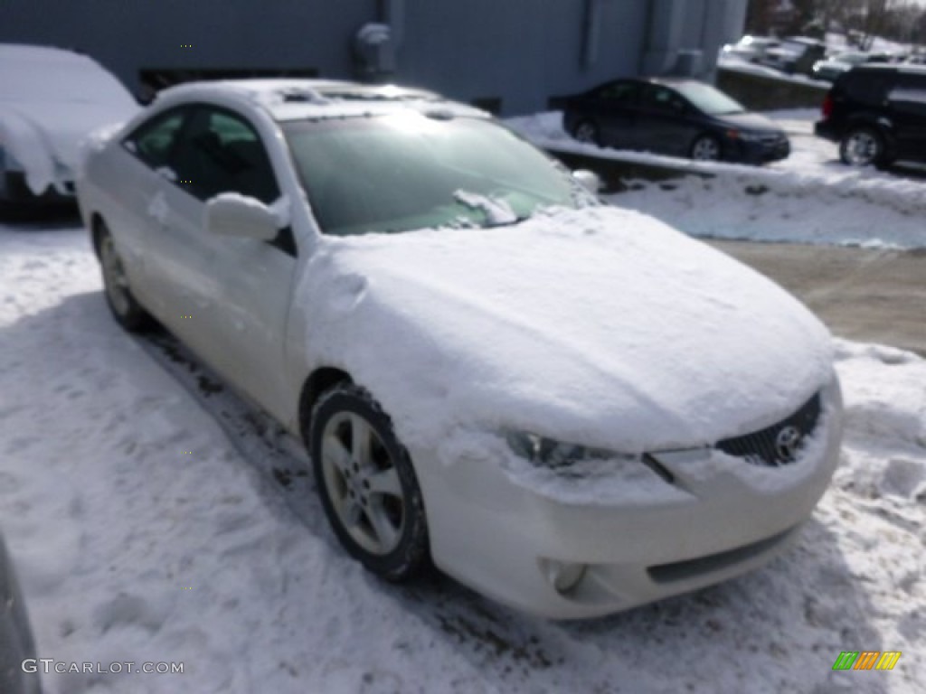 2004 Solara SLE V6 Coupe - Arctic Frost Pearl / Ivory photo #1