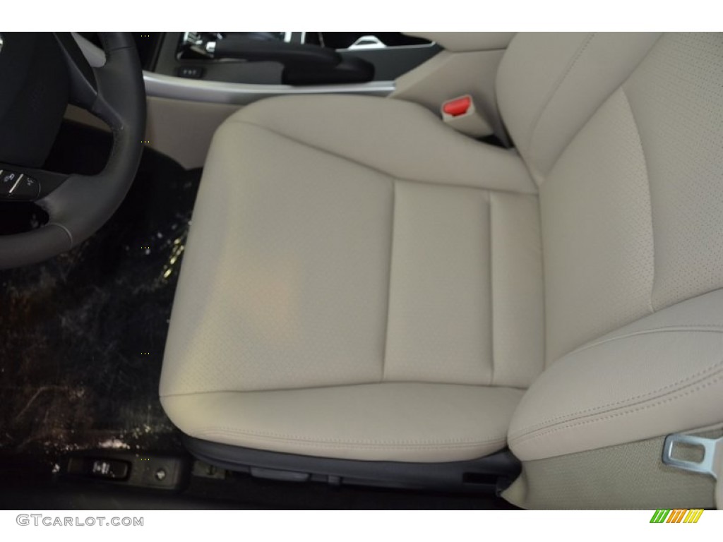 2014 Accord EX-L V6 Sedan - Crystal Black Pearl / Ivory photo #12