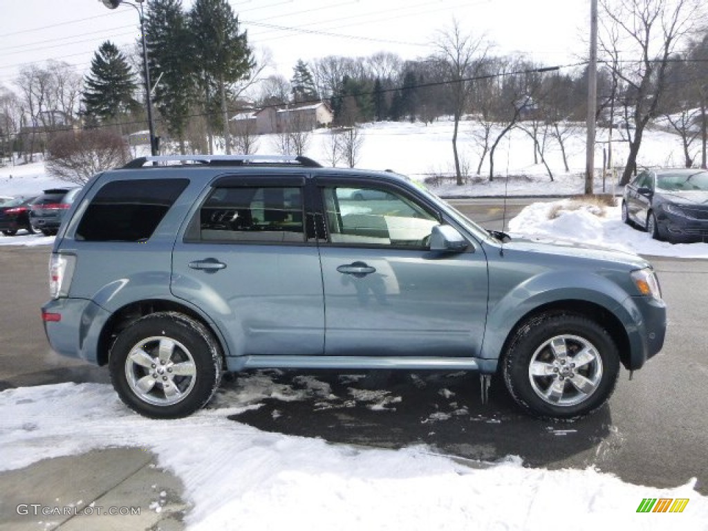 2011 Mariner Premier V6 AWD - Steel Blue Metallic / Stone photo #6