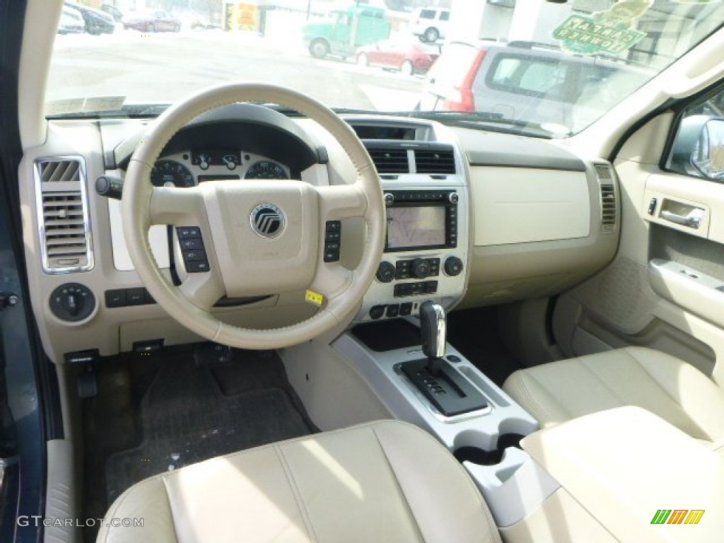 2011 Mariner Premier V6 AWD - Steel Blue Metallic / Stone photo #16