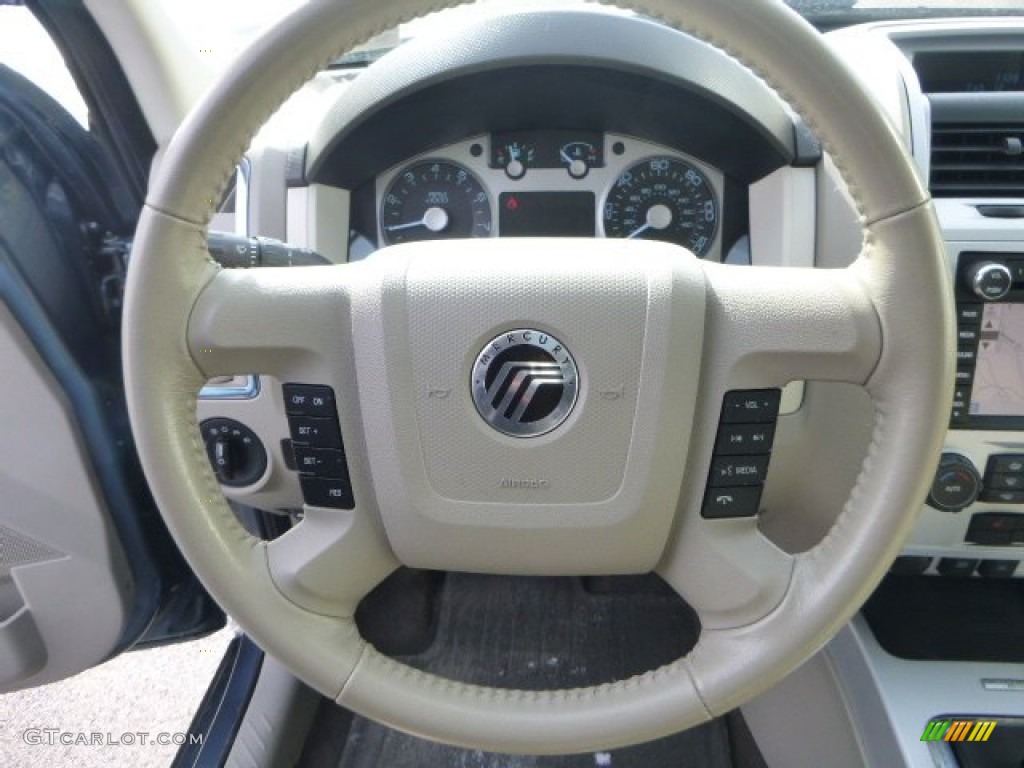 2011 Mariner Premier V6 AWD - Steel Blue Metallic / Stone photo #20