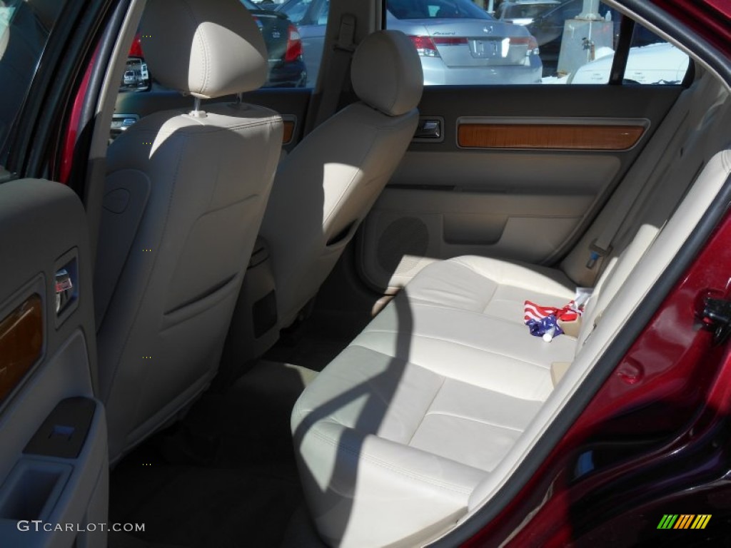 2007 MKZ AWD Sedan - Merlot Metallic / Light Stone photo #8