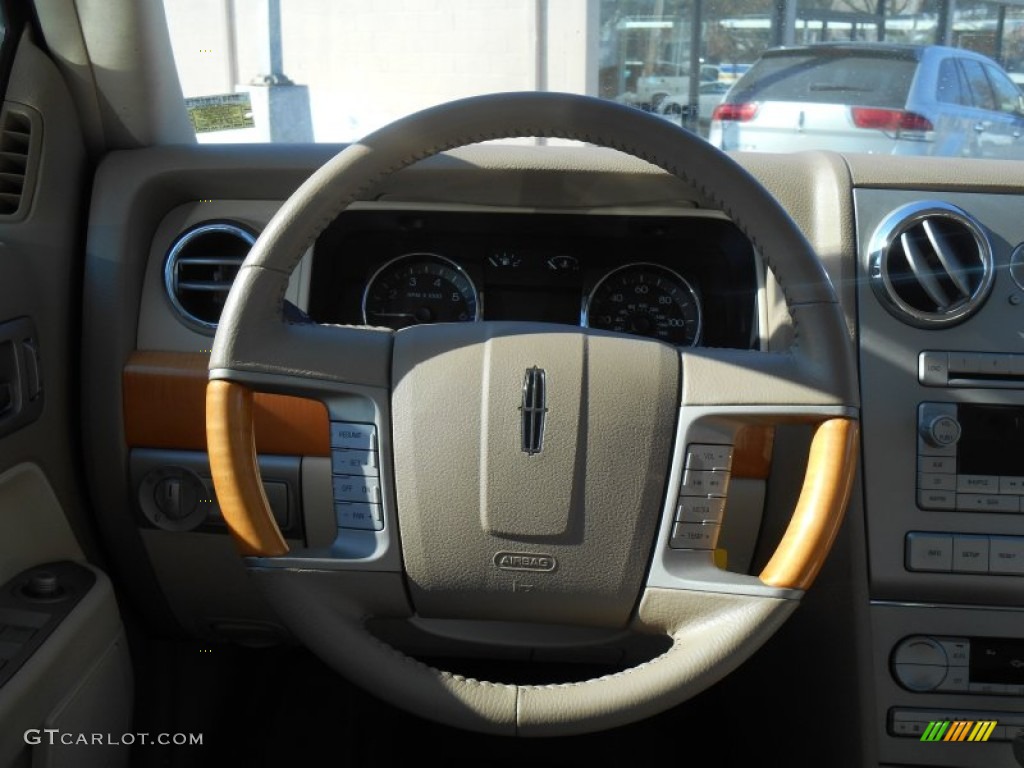 2007 MKZ AWD Sedan - Merlot Metallic / Light Stone photo #17