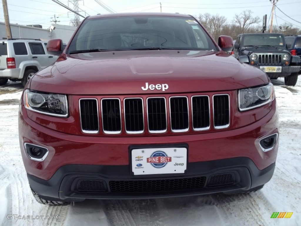 2014 Grand Cherokee Laredo 4x4 - Deep Cherry Red Crystal Pearl / New Zealand Black/Light Frost photo #2