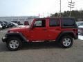 Flame Red - Wrangler Unlimited Sport 4x4 Photo No. 3
