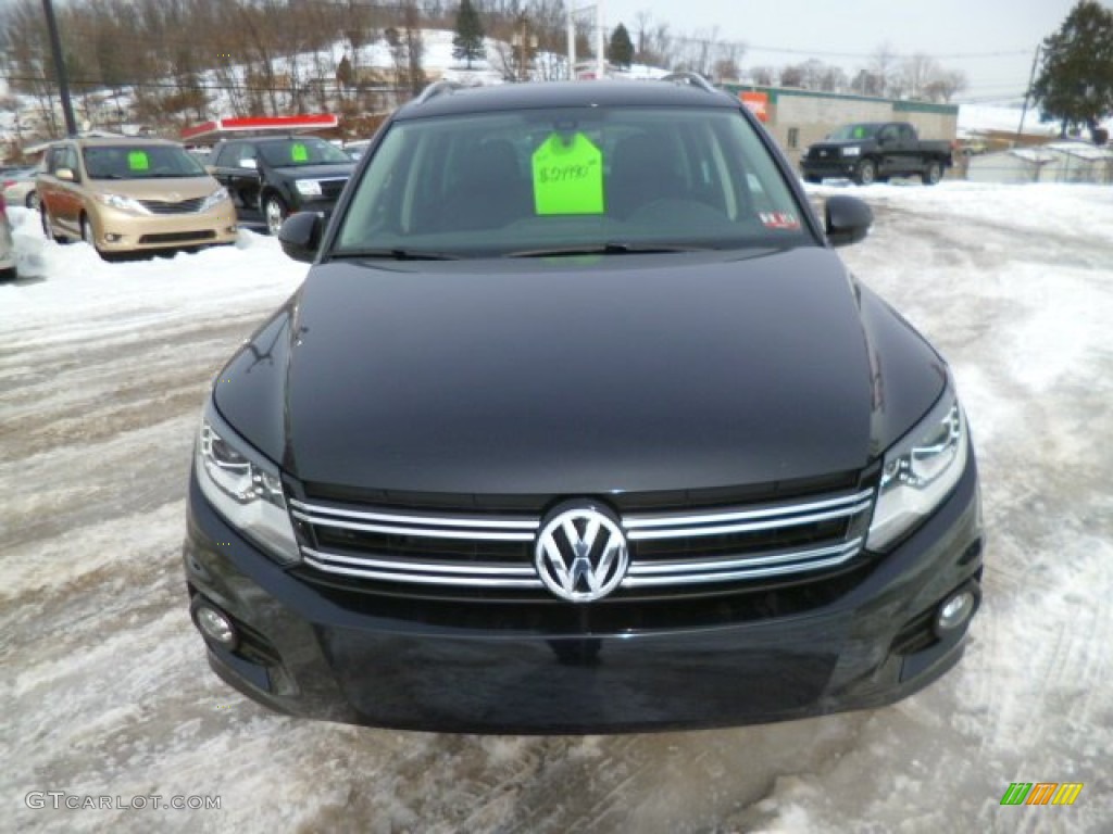 2012 Tiguan S 4Motion - Deep Black Metallic / Black photo #2