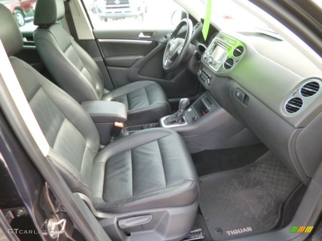 2012 Tiguan S 4Motion - Deep Black Metallic / Black photo #7