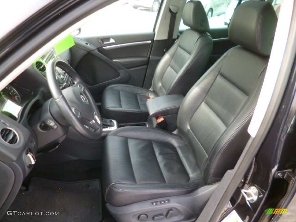 2012 Tiguan S 4Motion - Deep Black Metallic / Black photo #10
