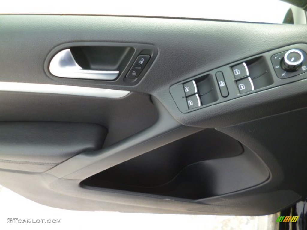 2012 Tiguan S 4Motion - Deep Black Metallic / Black photo #12