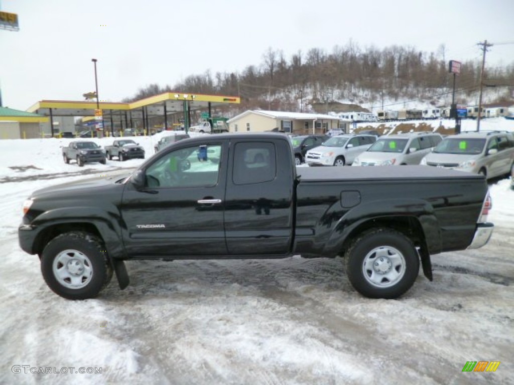 2012 Tacoma Access Cab 4x4 - Black / Graphite photo #4