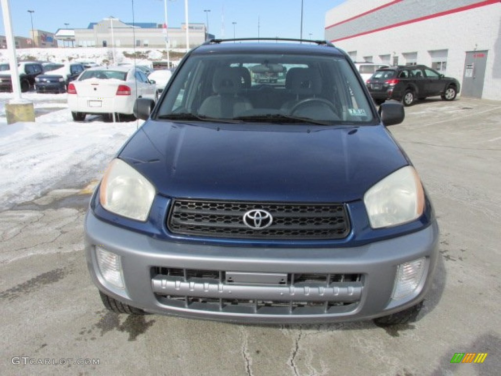 2002 RAV4 4WD - Spectra Blue Mica / Gray photo #5