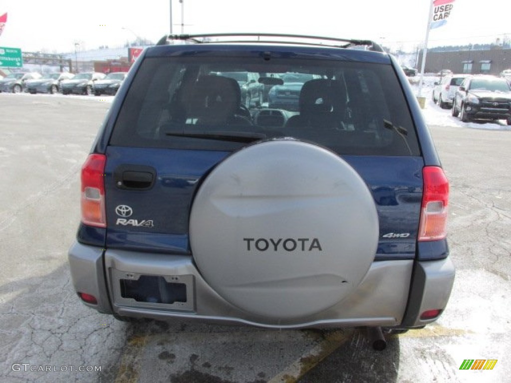 2002 RAV4 4WD - Spectra Blue Mica / Gray photo #9