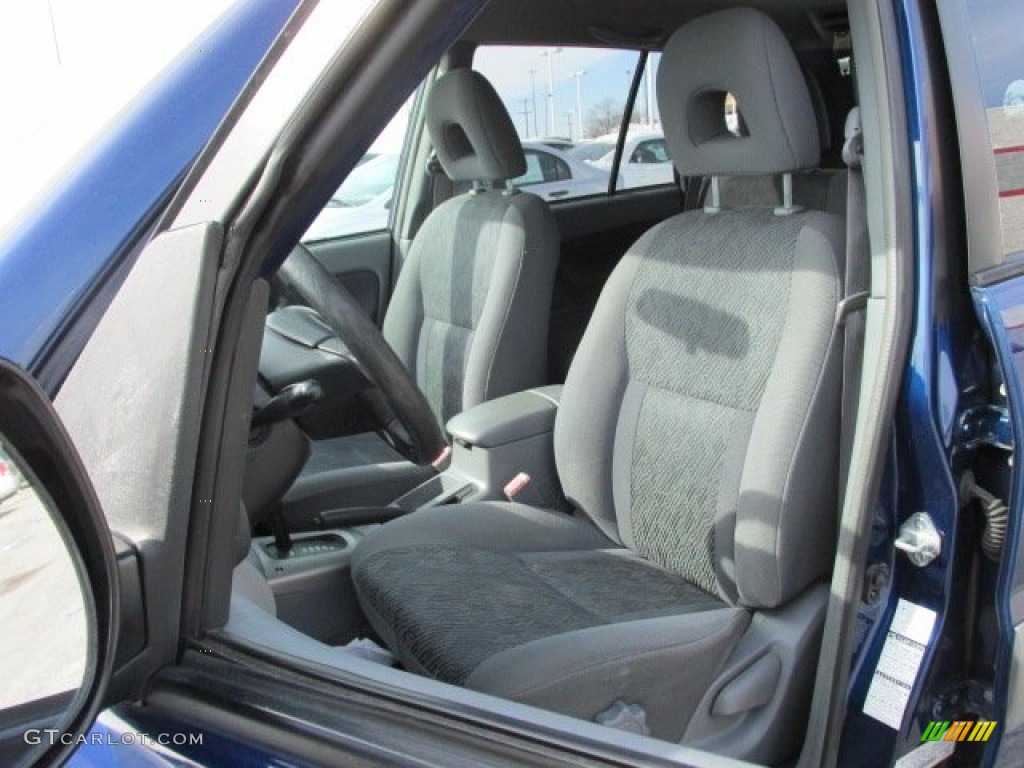 2002 RAV4 4WD - Spectra Blue Mica / Gray photo #10