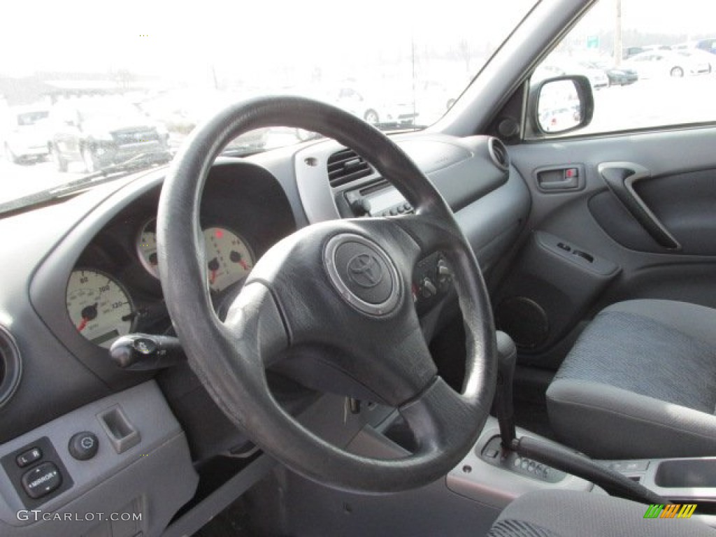 2002 RAV4 4WD - Spectra Blue Mica / Gray photo #11
