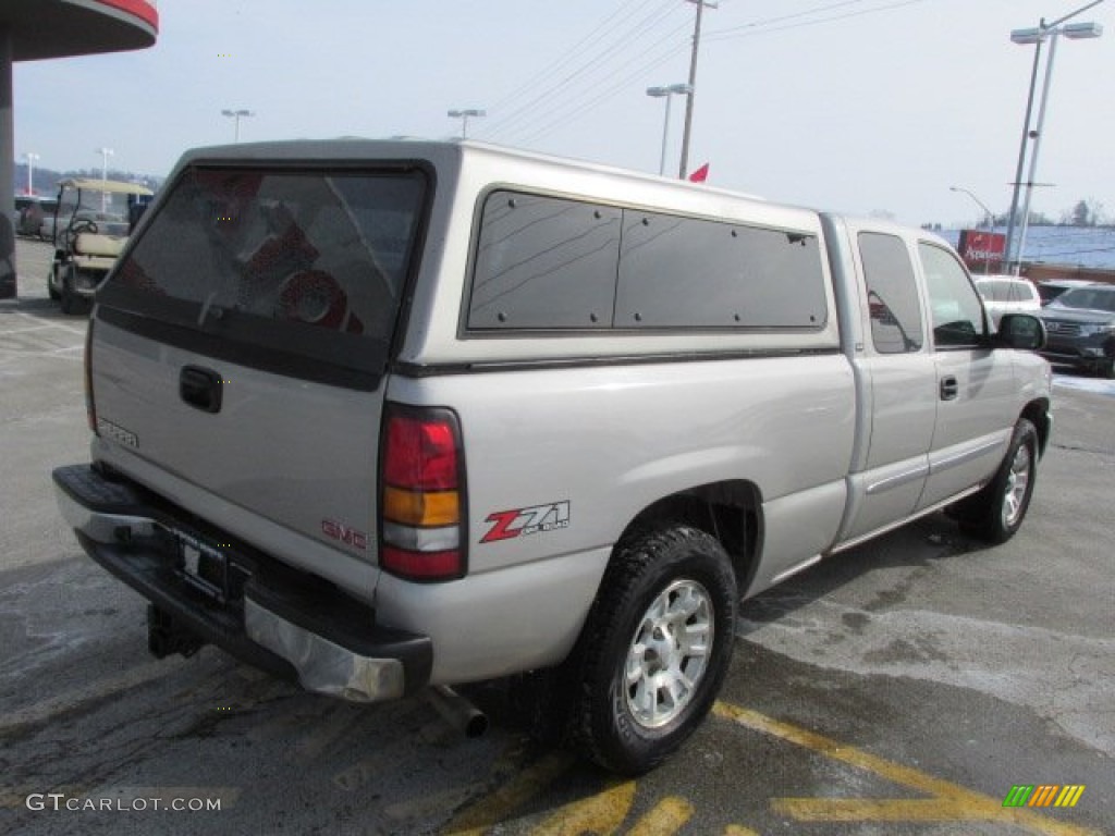 2005 Sierra 1500 SLE Extended Cab 4x4 - Silver Birch Metallic / Dark Pewter photo #4