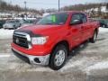 2011 Radiant Red Toyota Tundra TRD Double Cab 4x4  photo #3
