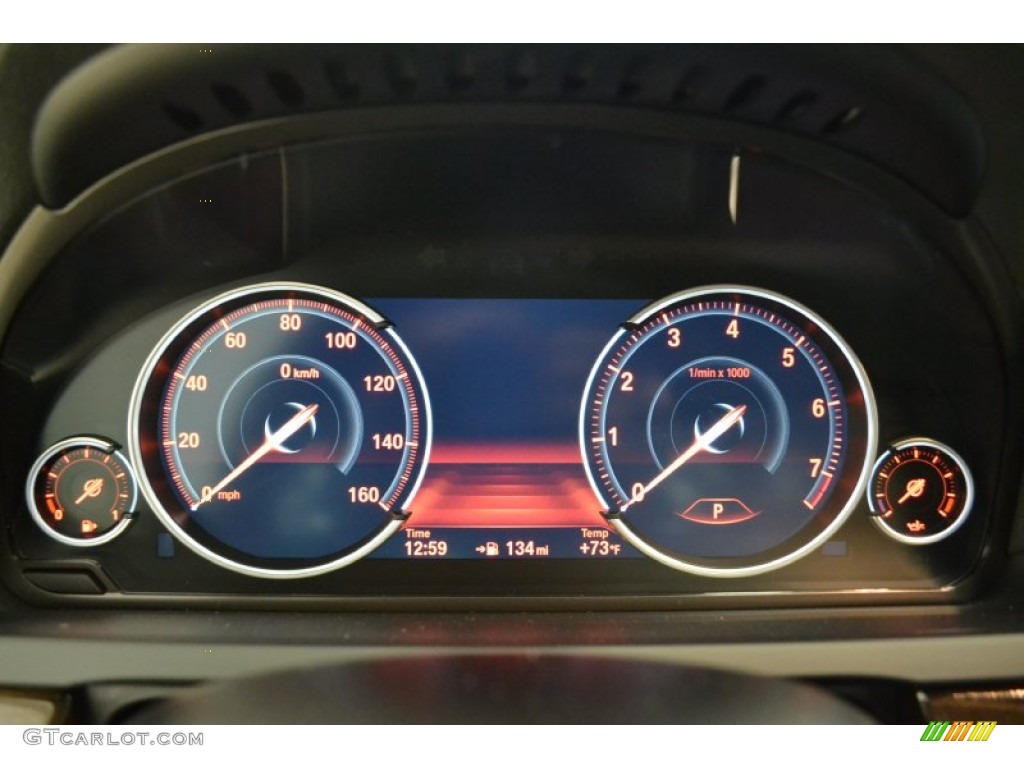 2014 BMW 7 Series 740i Sedan Gauges Photo #90555509