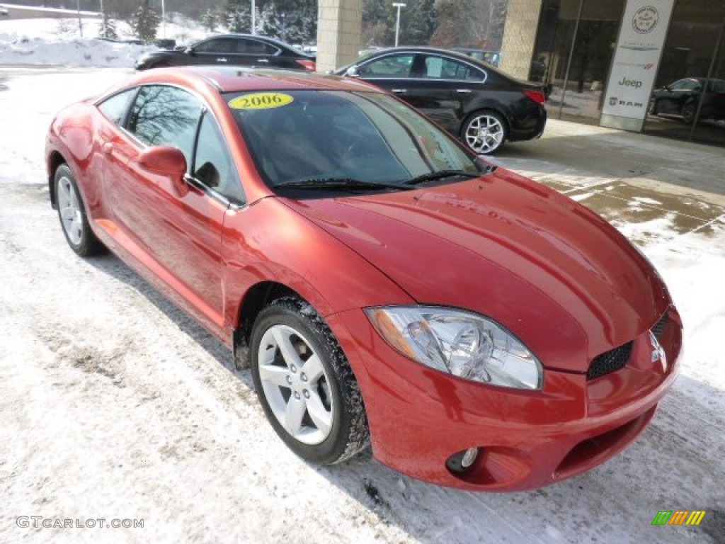 2006 Eclipse GS Coupe - Sunset Orange Pearlescent / Dark Charcoal photo #2