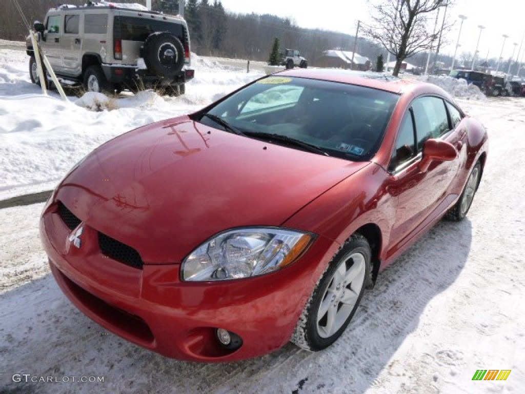2006 Eclipse GS Coupe - Sunset Orange Pearlescent / Dark Charcoal photo #4