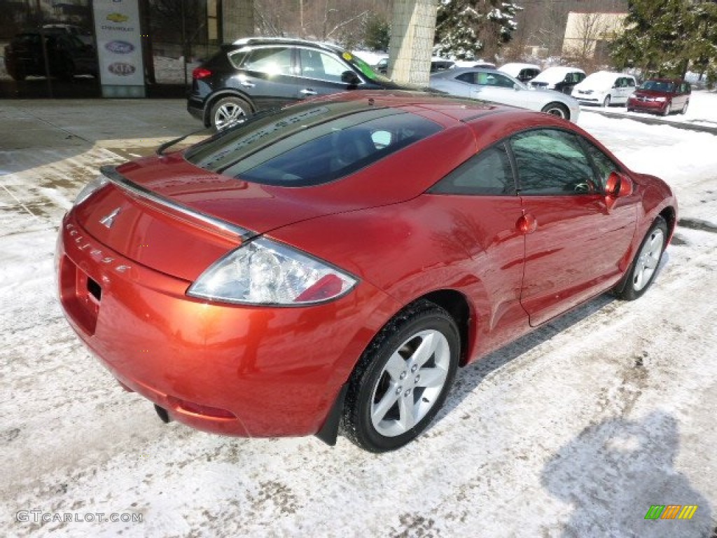 2006 Eclipse GS Coupe - Sunset Orange Pearlescent / Dark Charcoal photo #8