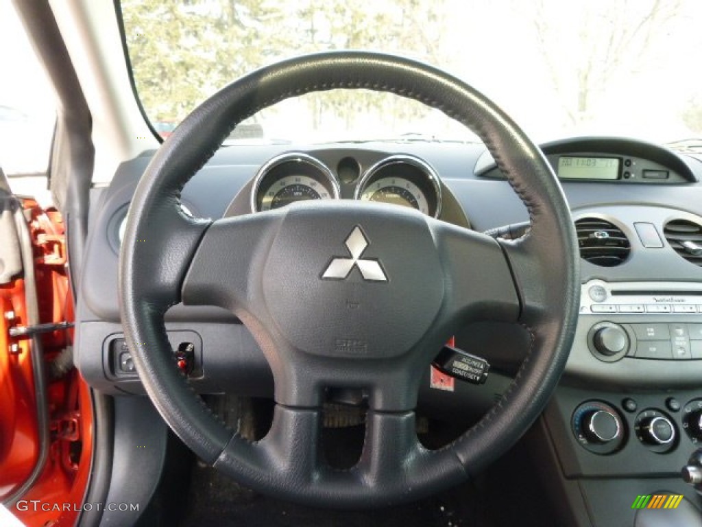 2006 Eclipse GS Coupe - Sunset Orange Pearlescent / Dark Charcoal photo #17