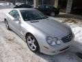 2005 Brilliant Silver Metallic Mercedes-Benz SL 500 Roadster  photo #2