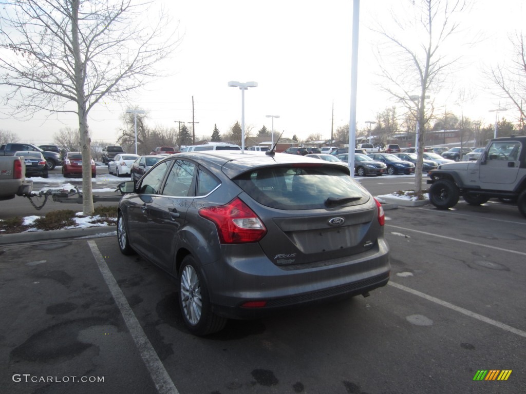 2012 Focus SEL 5-Door - Sterling Grey Metallic / Charcoal Black Leather photo #2