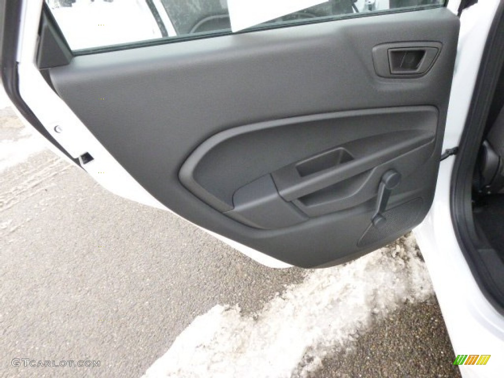2014 Fiesta S Sedan - Oxford White / Charcoal Black photo #13