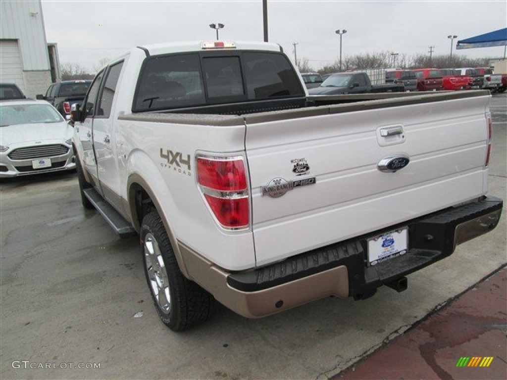 2014 F150 King Ranch SuperCrew 4x4 - White Platinum / King Ranch Chaparral/Pale Adobe photo #6