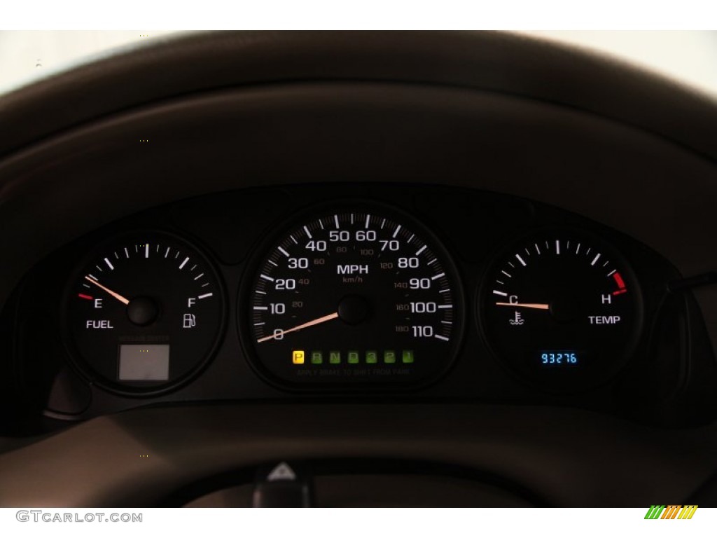 2003 Oldsmobile Silhouette GL Gauges Photos