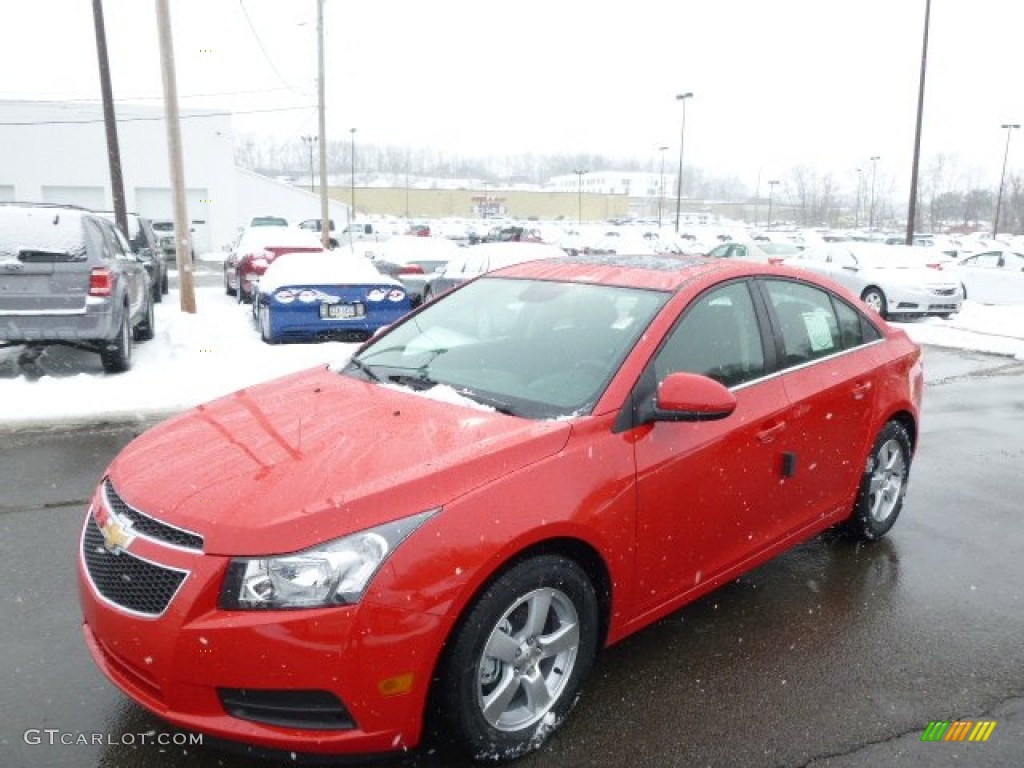 2014 Cruze LT - Red Hot / Jet Black photo #1