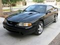 Black 1996 Ford Mustang SVT Cobra Coupe Exterior