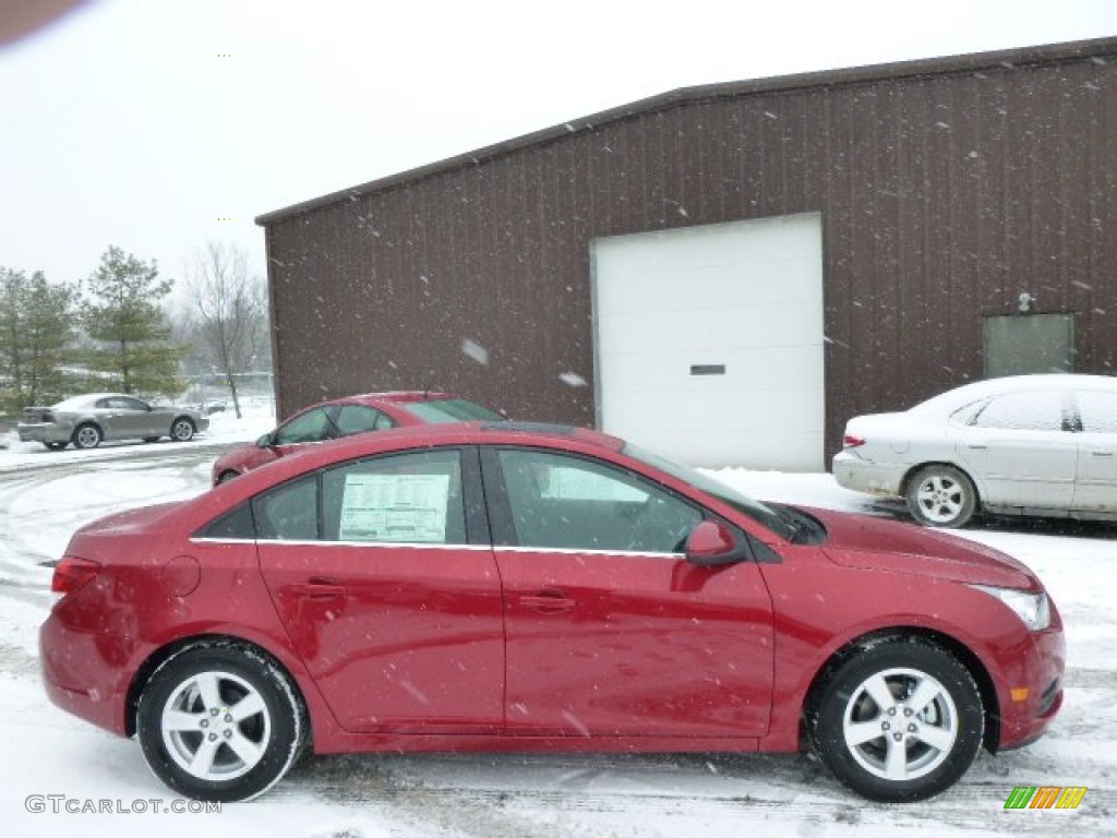 2014 Cruze LT - Crystal Red Tintcoat / Jet Black photo #4