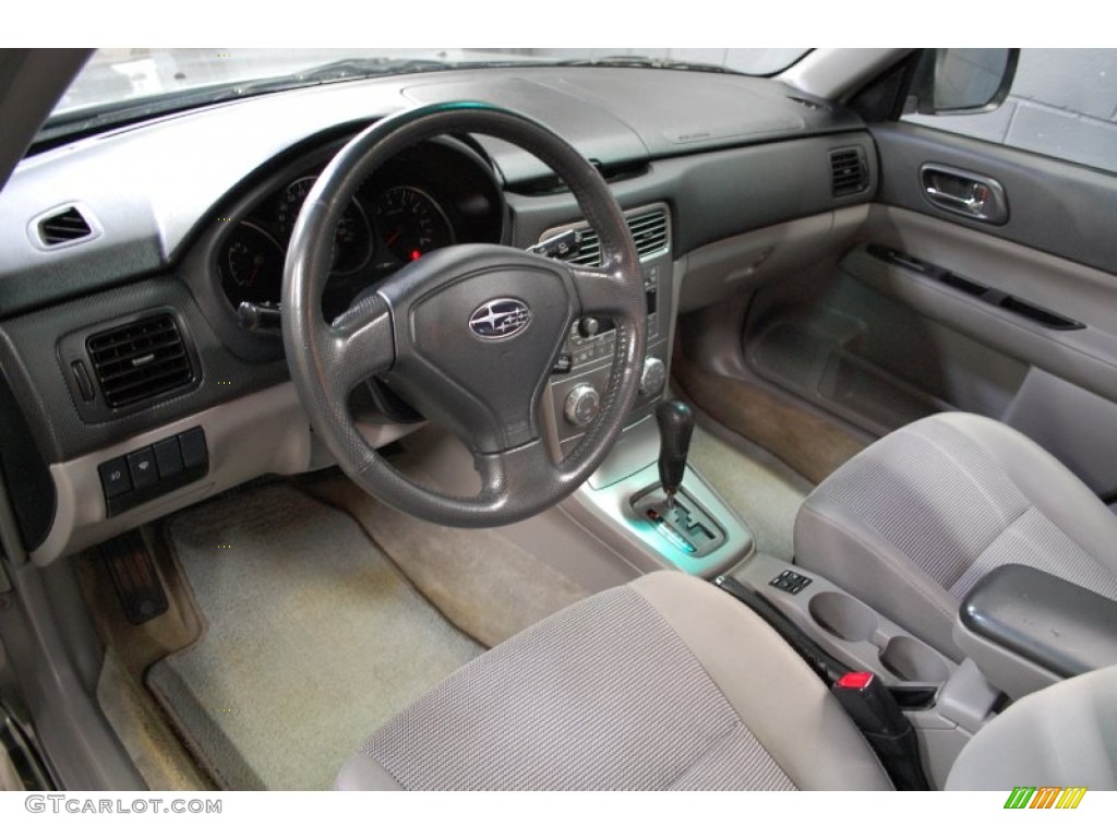 2006 Forester 2.5 X Premium - Steel Gray Metallic / Graphite Gray photo #37