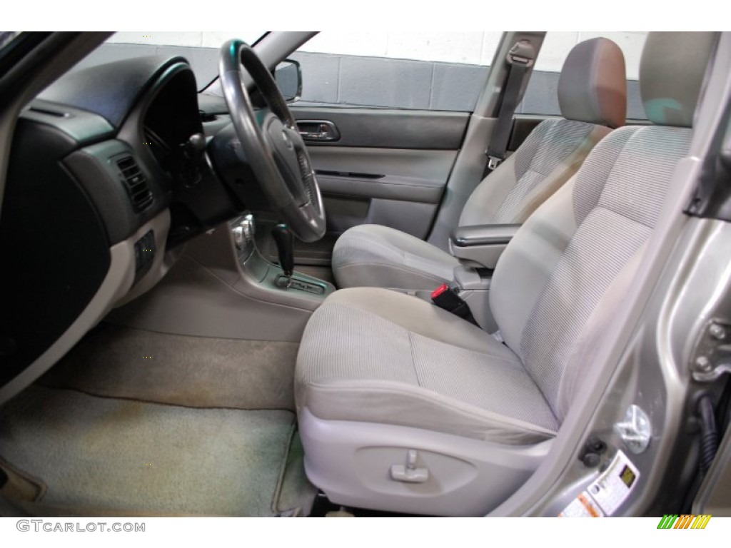 2006 Forester 2.5 X Premium - Steel Gray Metallic / Graphite Gray photo #39