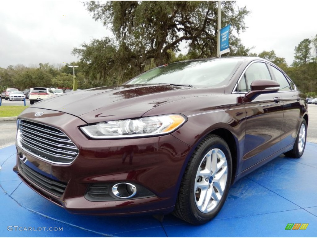 2013 Fusion SE 1.6 EcoBoost - Bordeaux Reserve Red Metallic / Dune photo #1